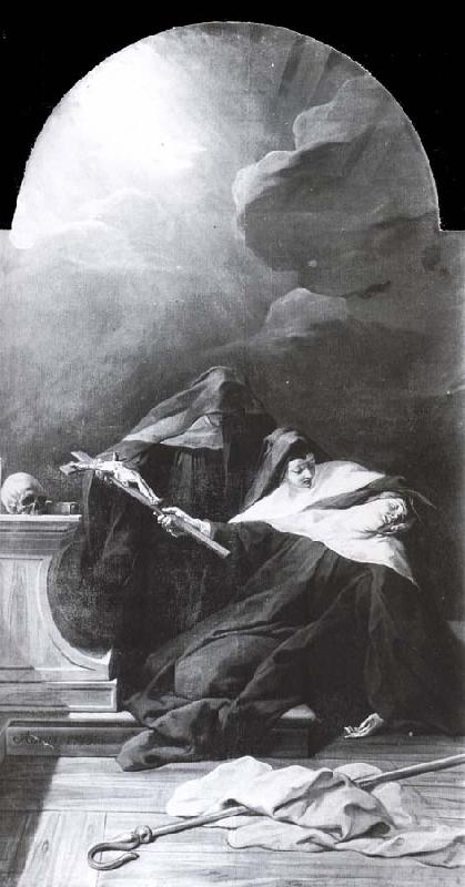 Jean Restout The death of St. Scholastica